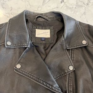 Faux leather motorcycle jacket from Universal Thread size Large